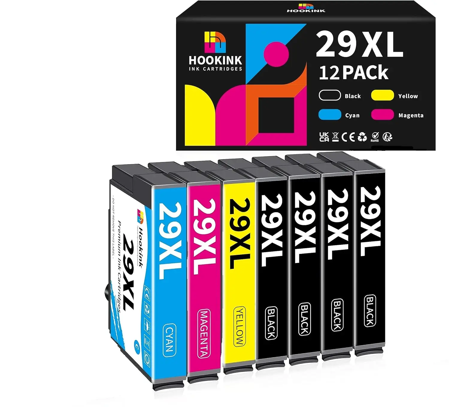 Hookink 29XL printeri tindikassetid (7tk) Epsoni Printeritele