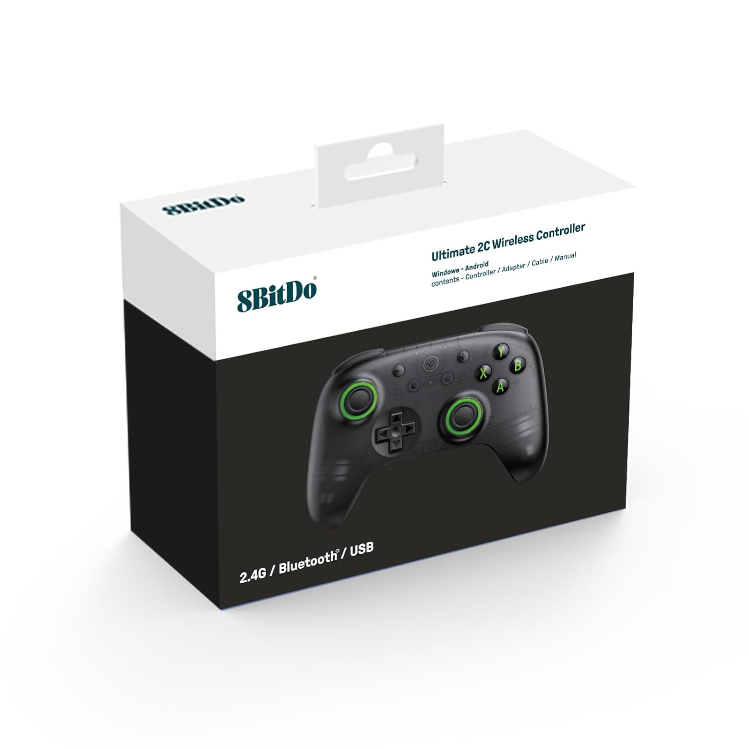 8BitDo Ultimate 2C juhtmevaba pult - Läbipaistev Must - Pilt 5