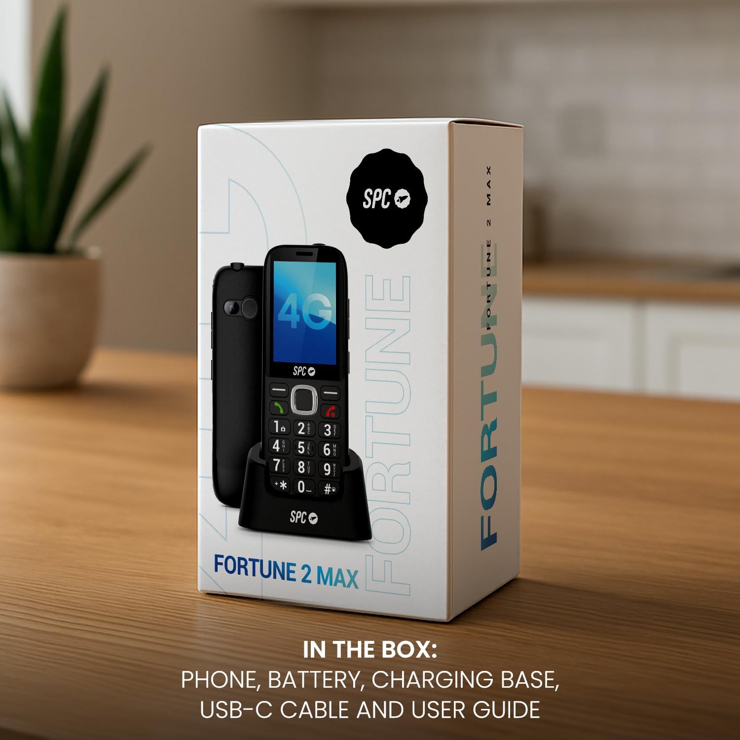 SPC Fortune 2 MAX Nuputelefon- Must - Pilt 3