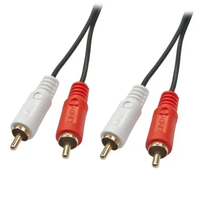 2 x RCA stereo-audiokaabel 1 meeter