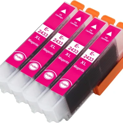 Go Inks 24XL punased (magenta) printeri tindikassetid (4tk) Epson’i Printeritele
