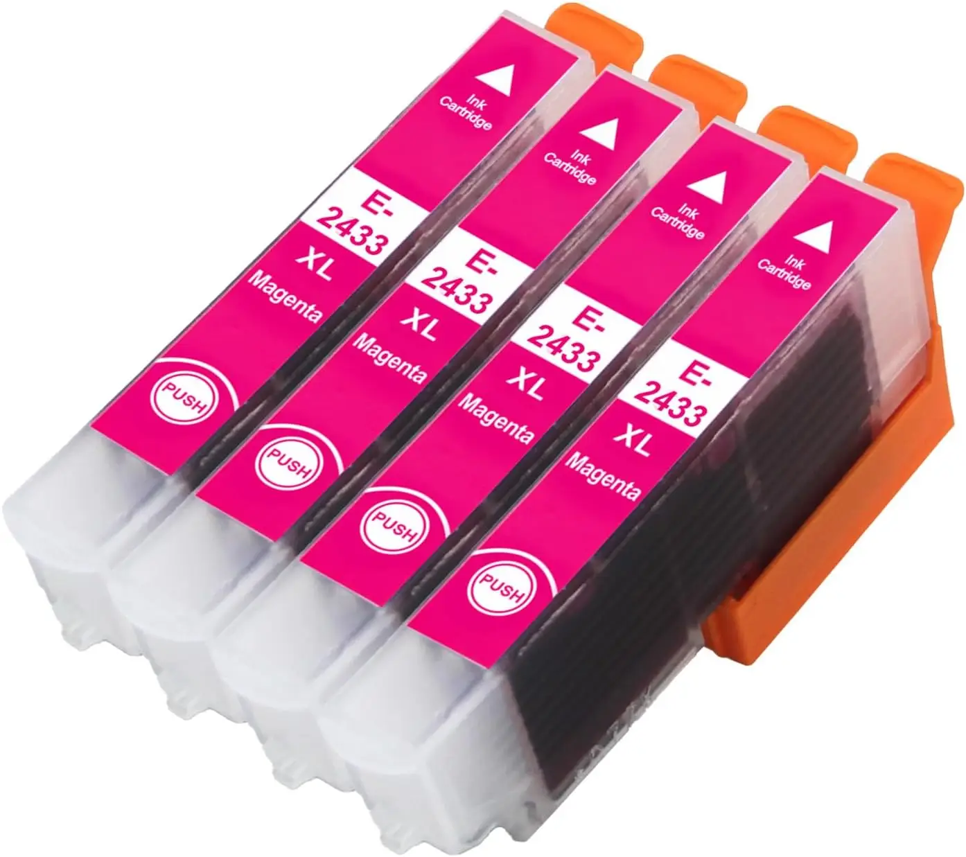 Go Inks 24XL punased (magenta) printeri tindikassetid (4tk) Epson'i Printeritele