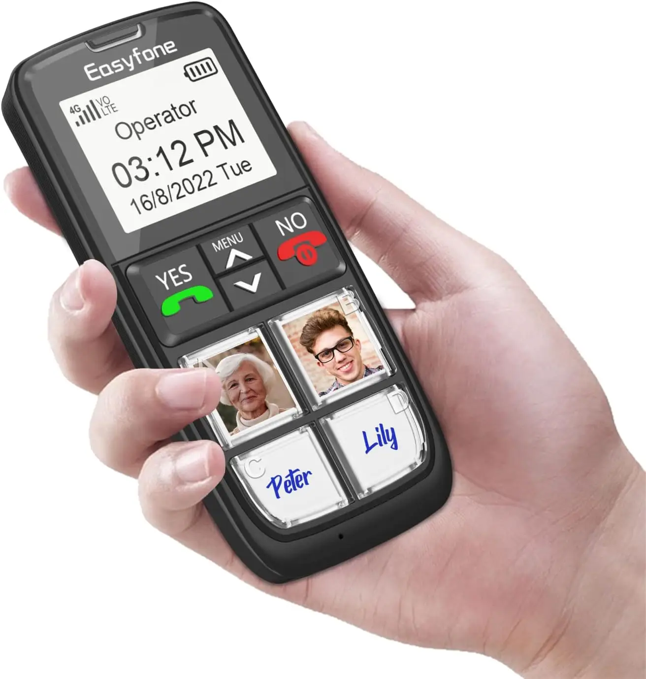 Easyfone Prime-T6 4G (Must) - Pilt 2