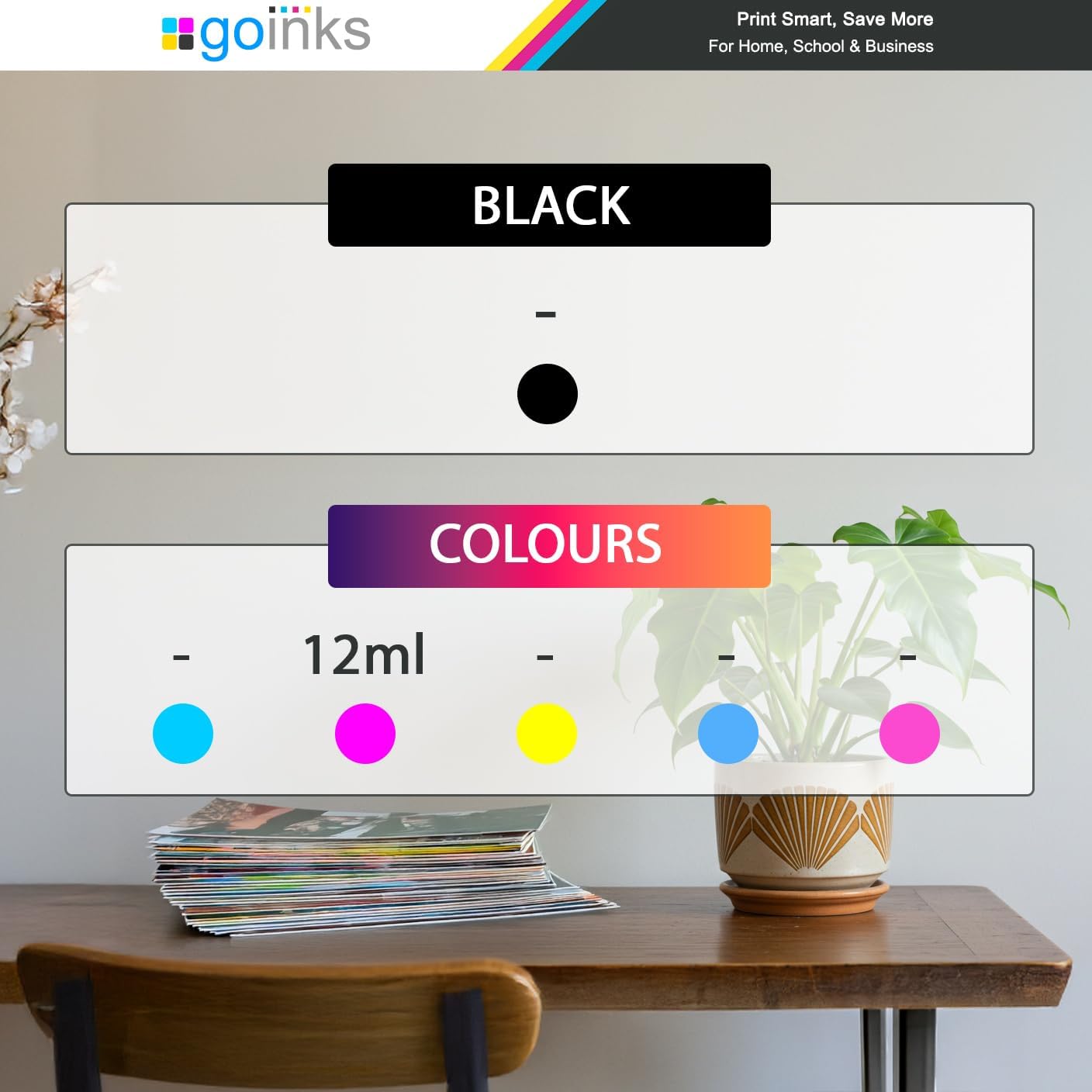 Go Inks 24XL punased (magenta) printeri tindikassetid (4tk) Epson'i Printeritele - Pilt 3