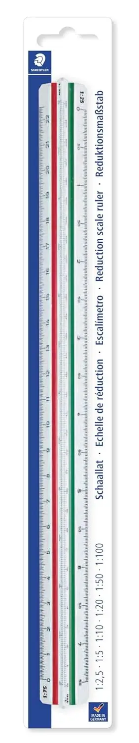 Staedtler 56198DINBK inseneri mõõtkavajoonlaud