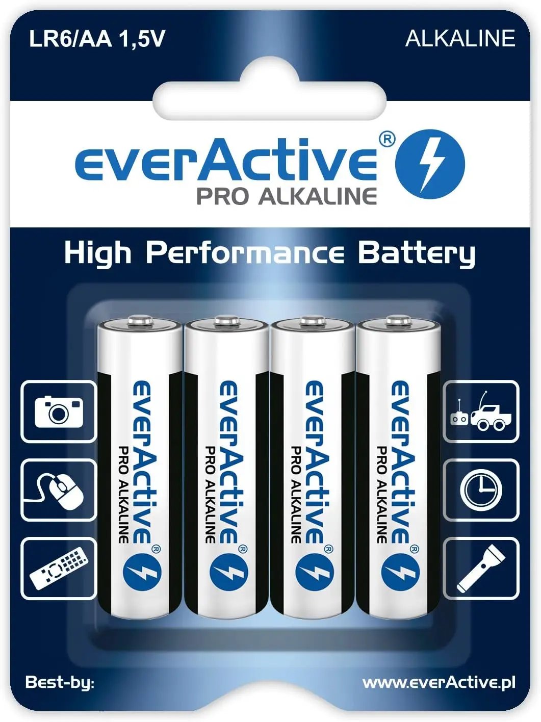 Everactive AA EV64B ühekordsed patareid (4 tk pakis)