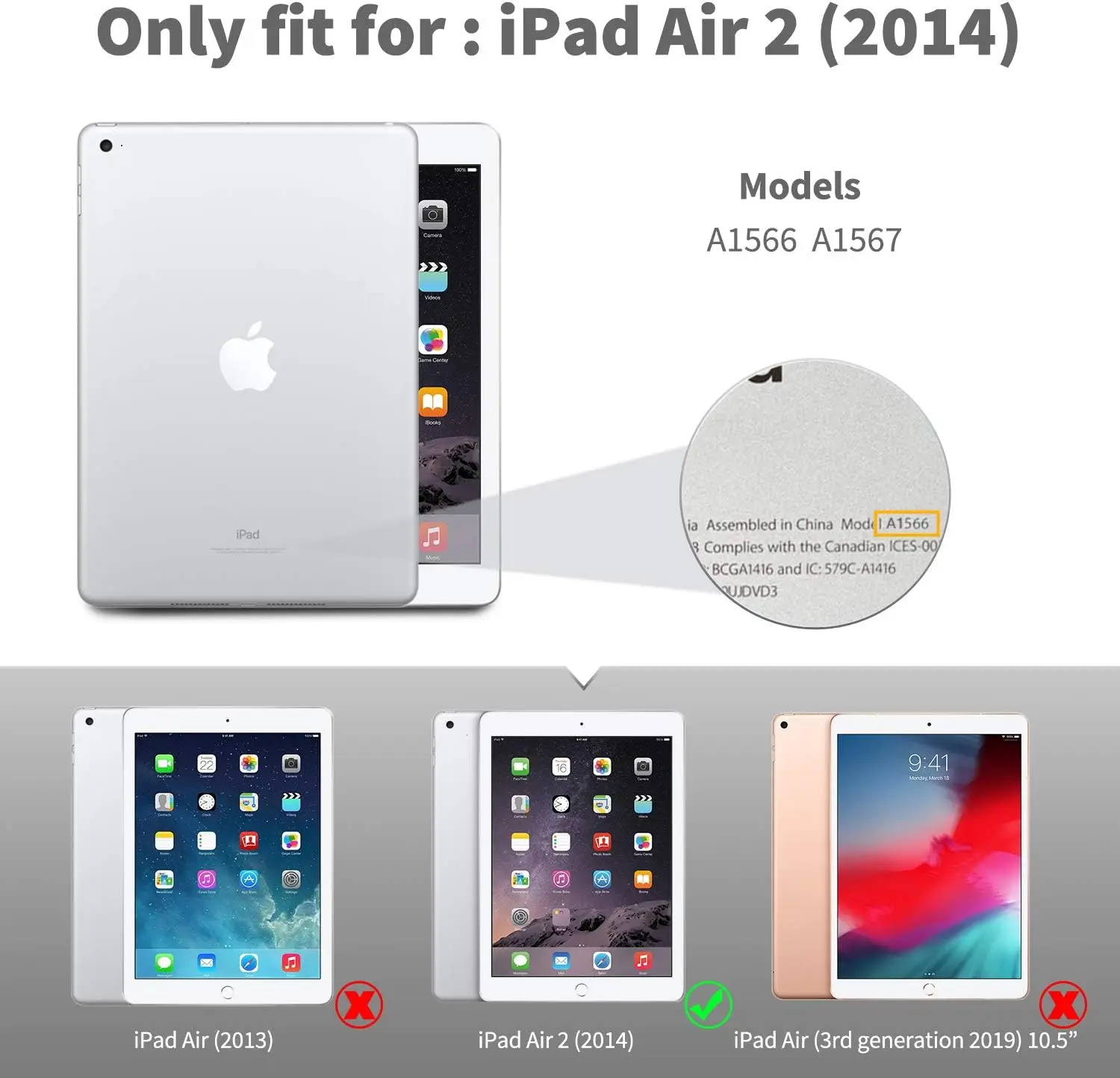 EasyAcci ümbris iPad Air 2-le - Pilt 4