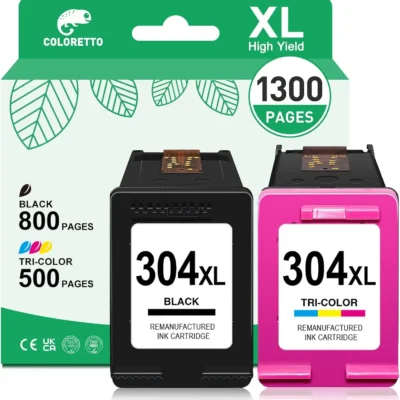 COLORETTO 304XL printeri tindikassetid (must/värviline)