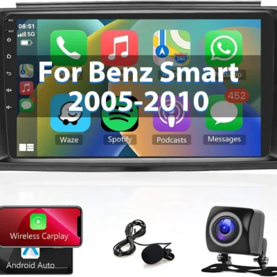 Hodozzy 9-tolline Android autoraadio Smart Fortwo jaoks