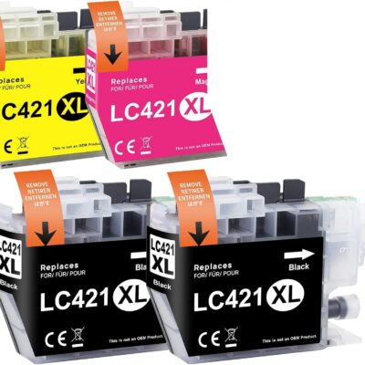 Yowell LC421XL analoogtindid (must, magenta, kollane) Brotheri Printeritele