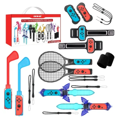 BRHE 12-ühes sporditarvikute komplekt Nintendo Switchile ja Switch OLED-ile