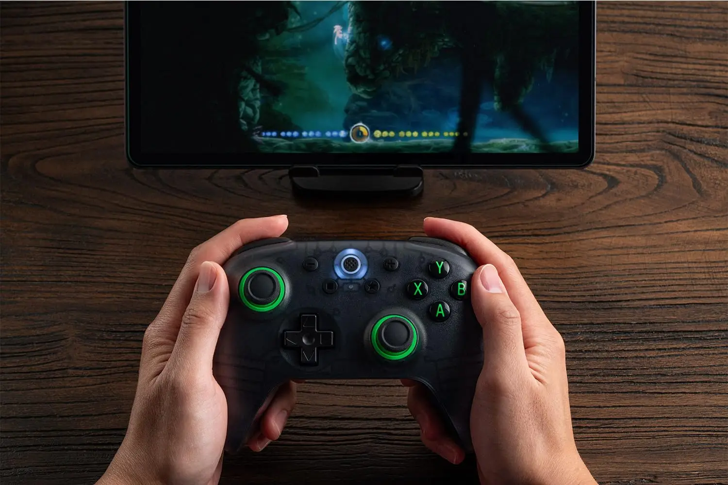 8BitDo Ultimate 2C juhtmevaba pult - Läbipaistev Must - Pilt 9