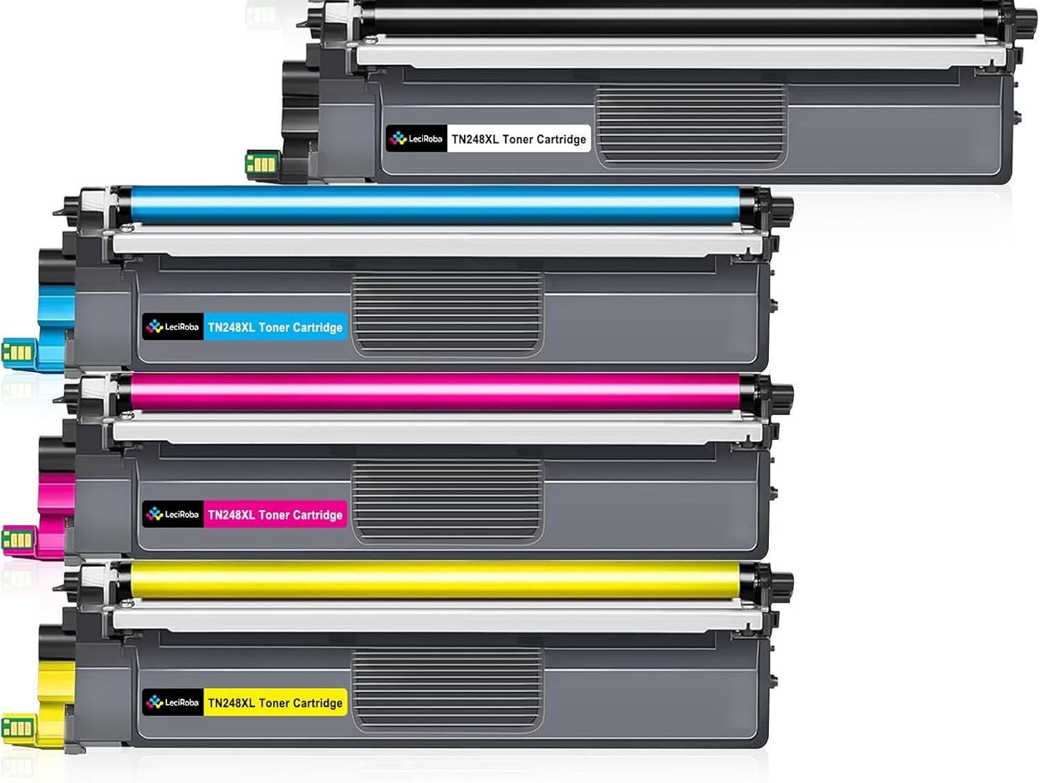 LeciRoba TN248XL toonerkassettide komplekt (4tk) Brother'i Printeritele