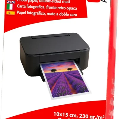 Albyco kahepoolselt prinditav matt fotopaber tindiprinteritele (100tk)