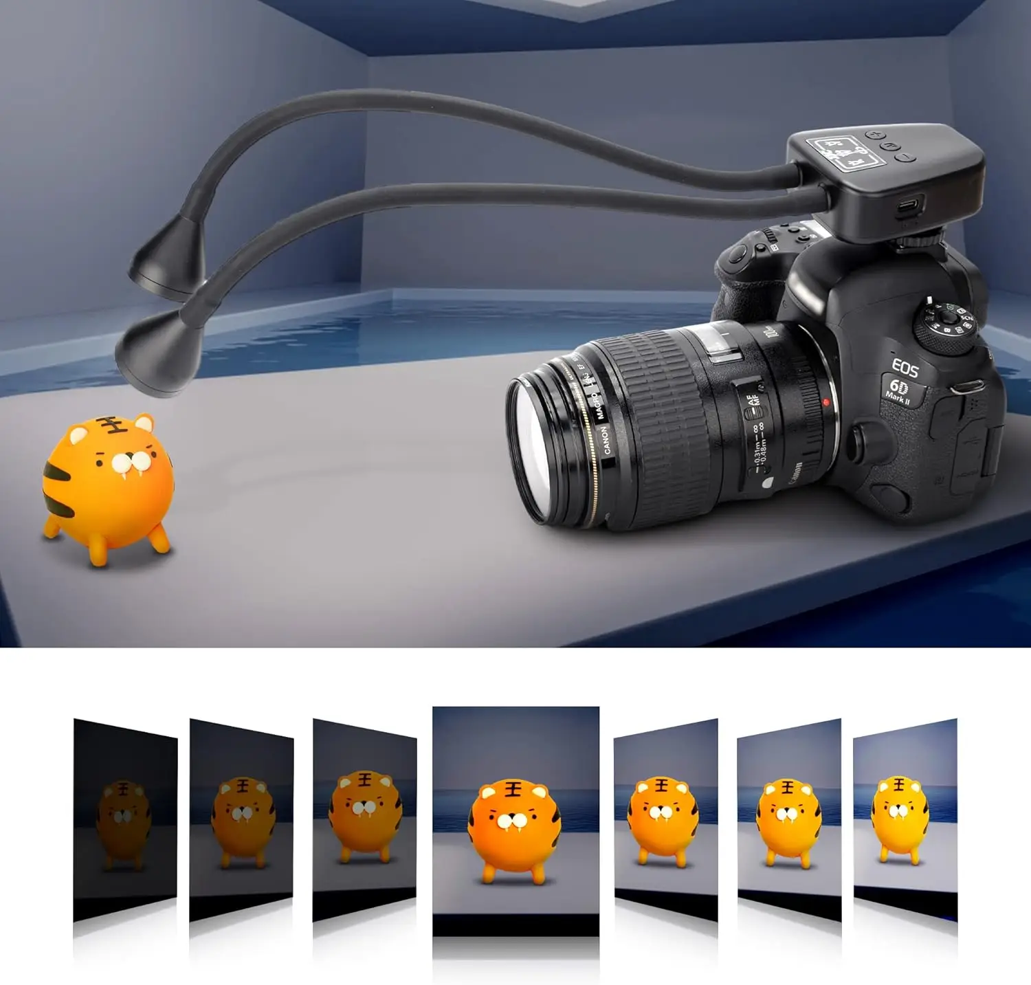 JJC dual LED makro-kaameravalgusti