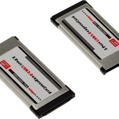 KALEA-INFORMATIQUE ExpressCard 34 mm – USB 3.0 (2 porti, SuperSpeed 5G), NEC D720202 – Must