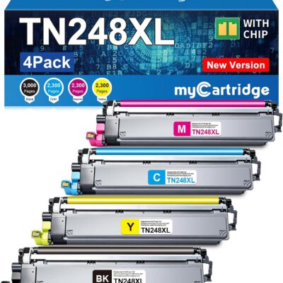 myCartridge TN248XL toonerkassettide komplekt (4 tk) Brother’i printeritele