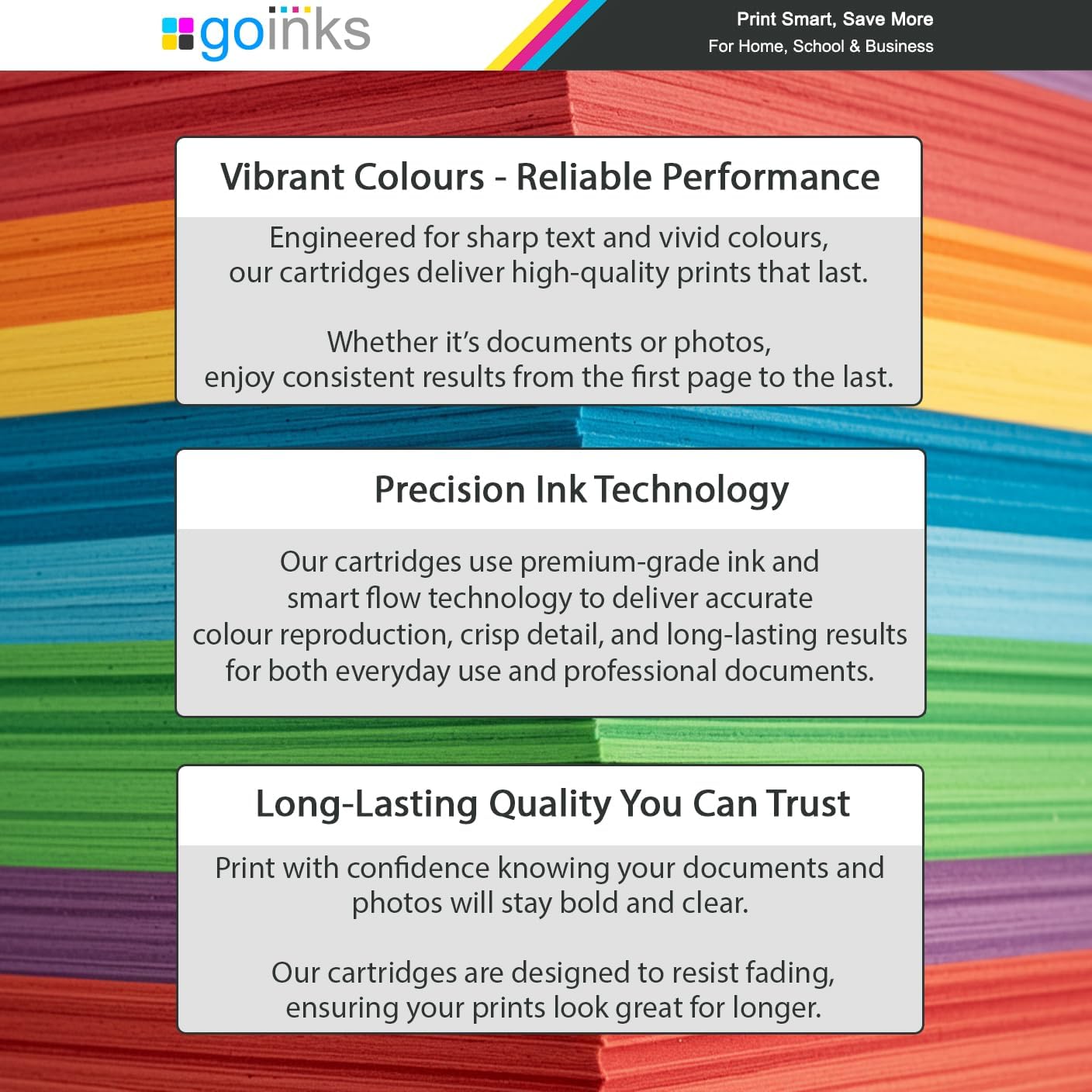 Go Inks 24XL punased (magenta) printeri tindikassetid (4tk) Epson'i Printeritele - Pilt 5