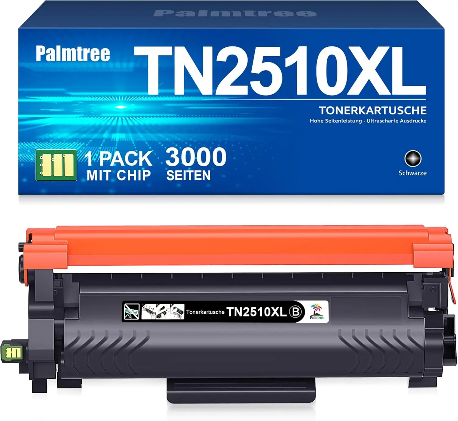 Tooner TN2510 TN2510XL TN 2510 TN-2510 XL 2510XL HL-L2400DWE MFC-L2800DW