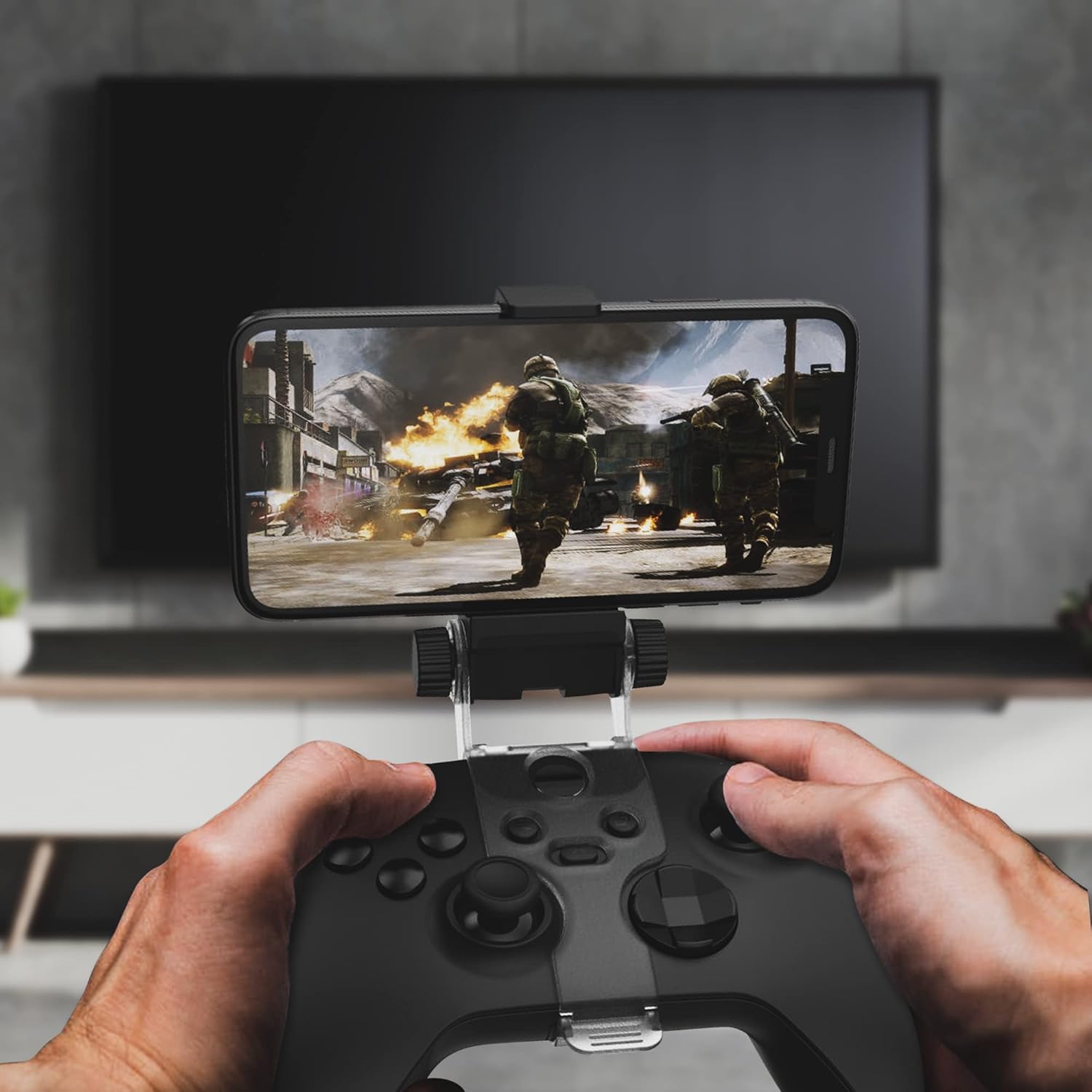 DR1TECH GameGripX+ nutitelefonihoidik Xbox One X/S ja Series X/S pultidele – Must - Pilt 4