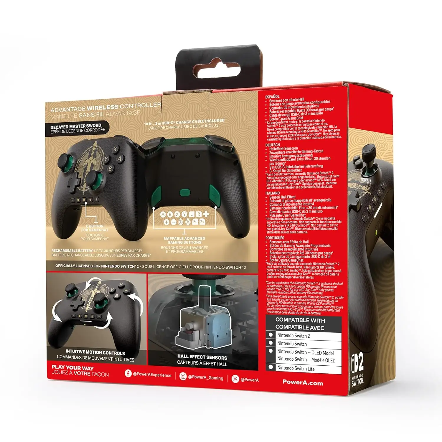 PowerA Advantage juhtmevaba kontroller Nintendo Switchile - Pilt 3