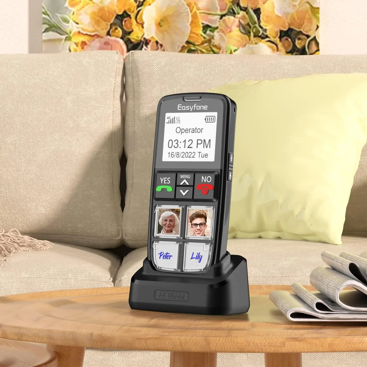 Easyfone Prime-T6 4G (Must) - Pilt 3