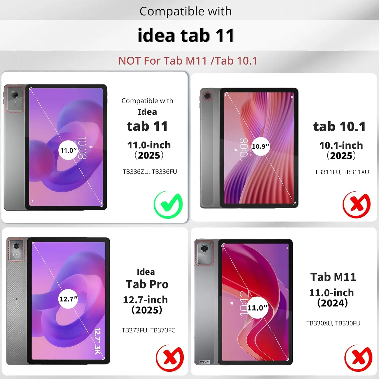EasyAcc kaitseümbris Lenovo IdeaTab 2025 11" tahvelarvutile - Pilt 2
