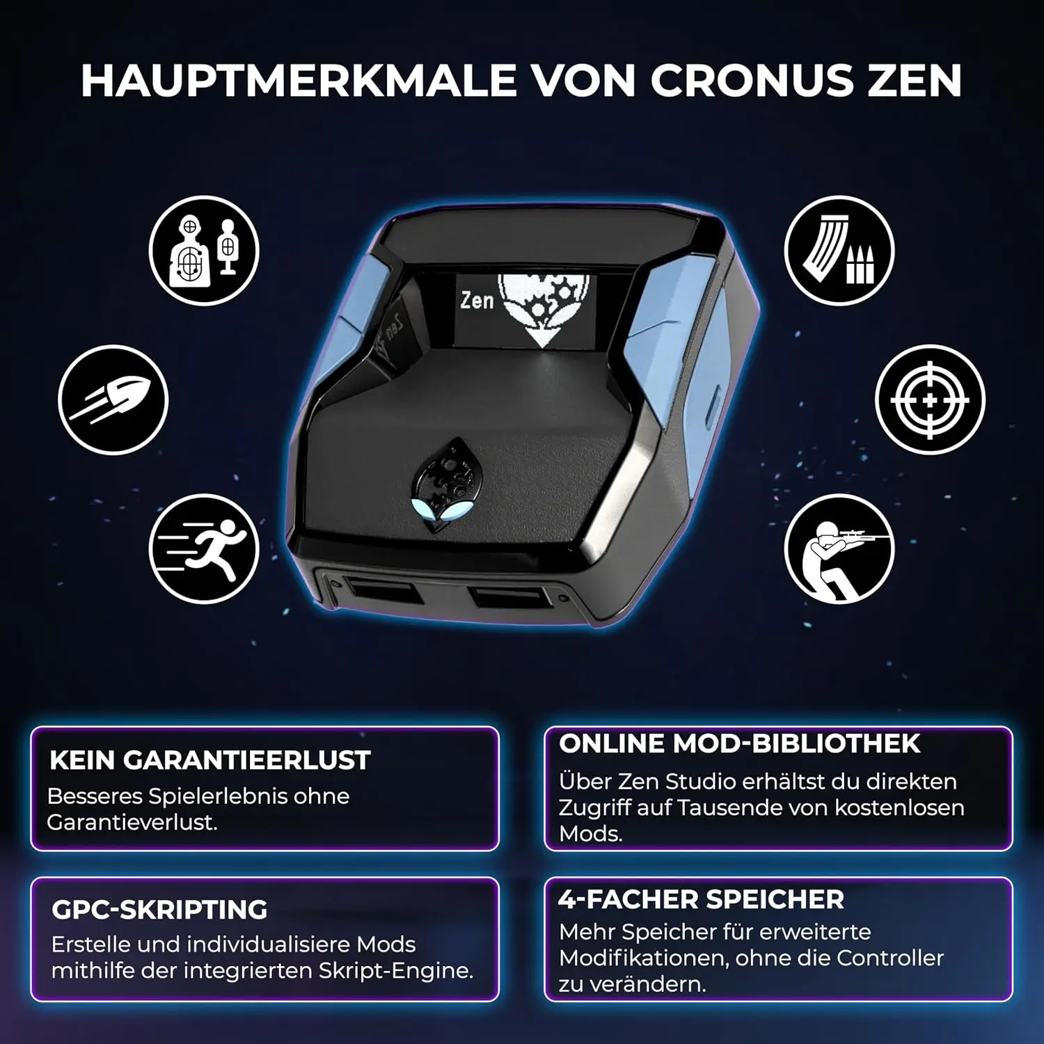 Collective Minds Cronus Zen puldiadapter- Must - Pilt 3