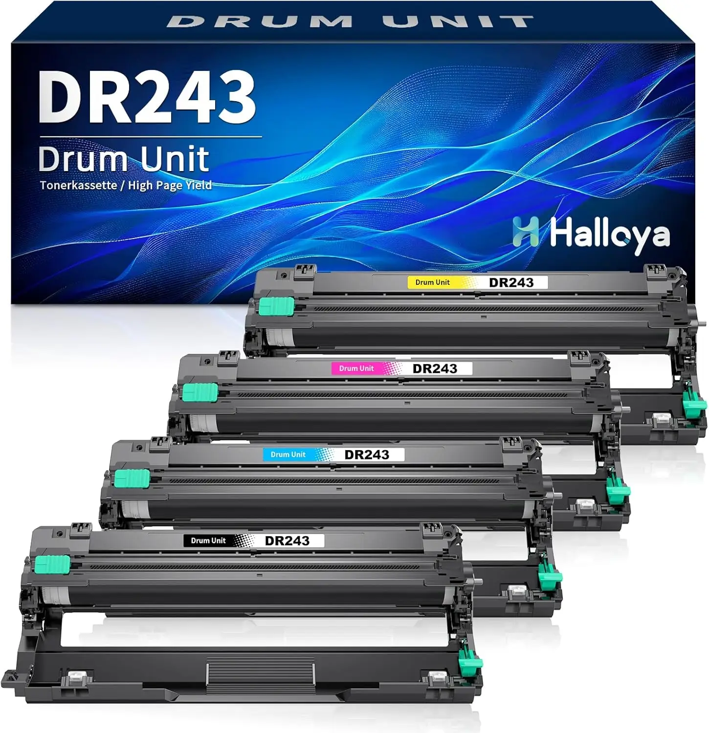 Halloya DR-243CL ühilduv trummelüksuste komplekt (4tk) Brother'i Printeritele