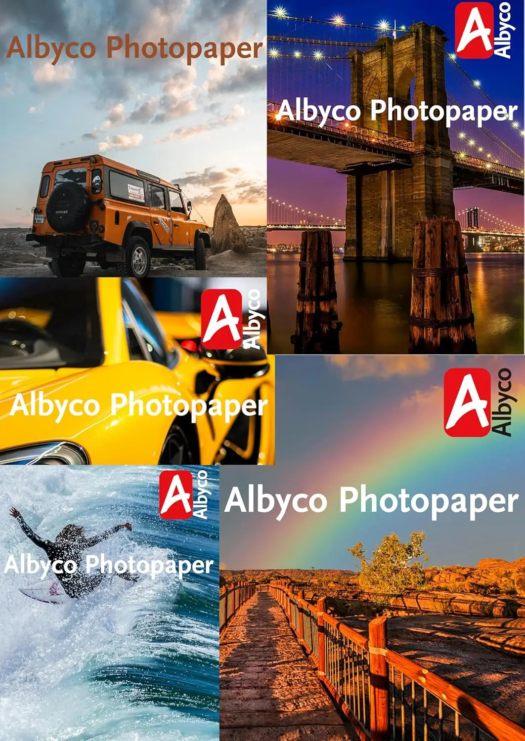 Albyco kahepoolselt prinditav matt fotopaber tindiprinteritele (100tk) - Pilt 4