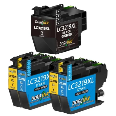 DOREINK LC3219XL printeri tindikassetid (5tk) Brother’i Printeritele