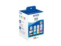 Epson EcoTank 102 originaaltindipudelite komplekt- Must, Tsüaan, Kollane, Magenta - Pilt 2