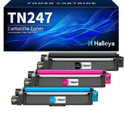 Halloya TN247/TN243 toonerkassettide komplekt (3 tk) Brother’i Printeritele