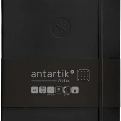Antartik NOTES A4/A5-formaadis  80 lehte- Must
