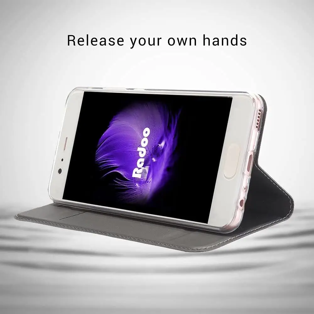 Radoo rahakott-kaitseümbris Huawei P10 telefonile - Must - Pilt 4