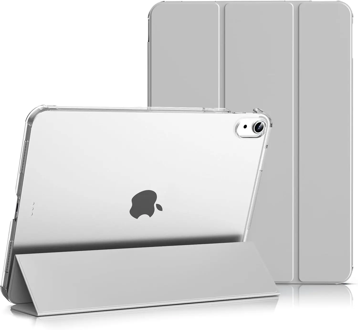 Lsmmpoba õhuke kaitseümbris iPad 11. ja 10. Gen (2025/2022) - Helehall