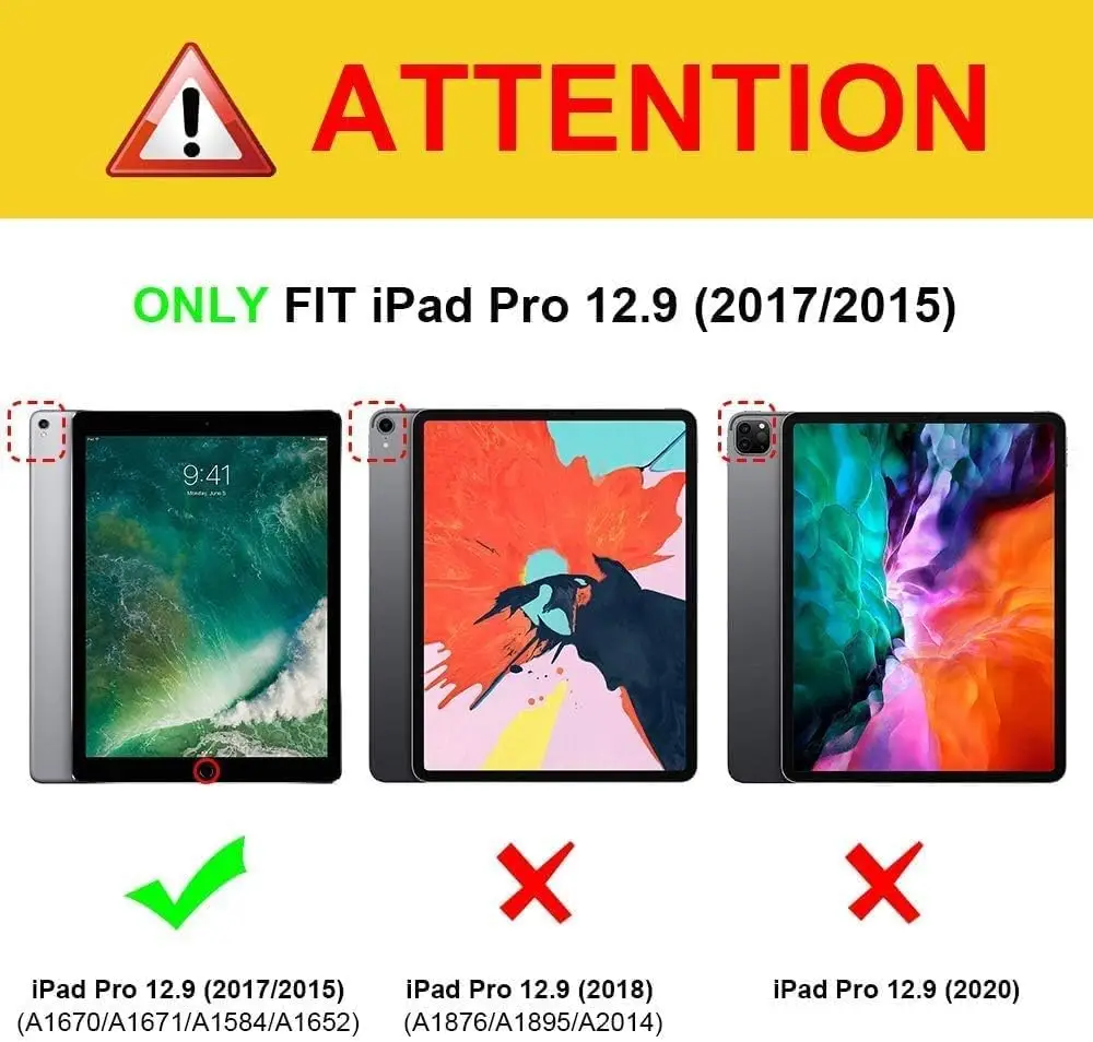 World Biz 360° pöörlev kaitseümbris iPad Pro 12,9" (2015–2017 / 1. ja 2. põlvkond) - Lilla - Pilt 2