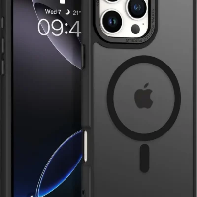 GaoBao MagSafe’iga ühilduv kaitseümbris iPhone 16 Pro Max- Must