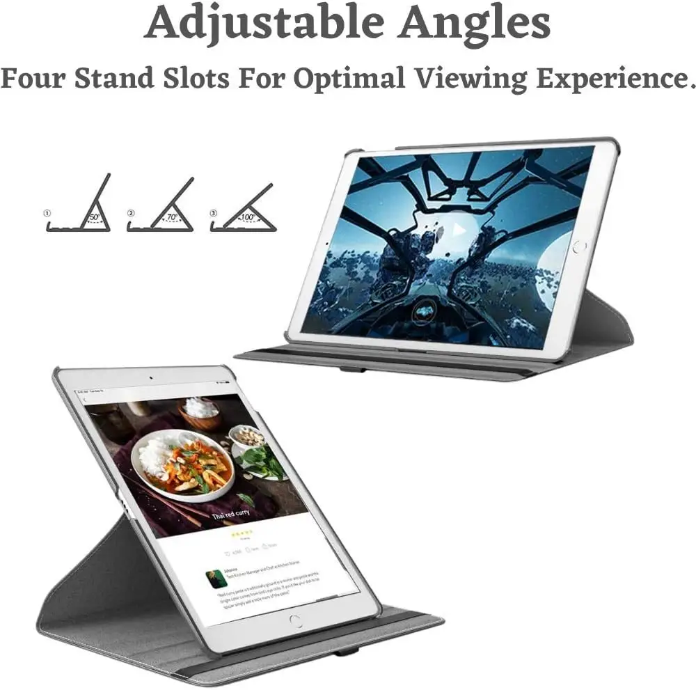 World Biz 360° pöörlev kaitseümbris iPad Pro 12,9" (2015–2017 / 1. ja 2. põlvkond) - Lilla - Pilt 6