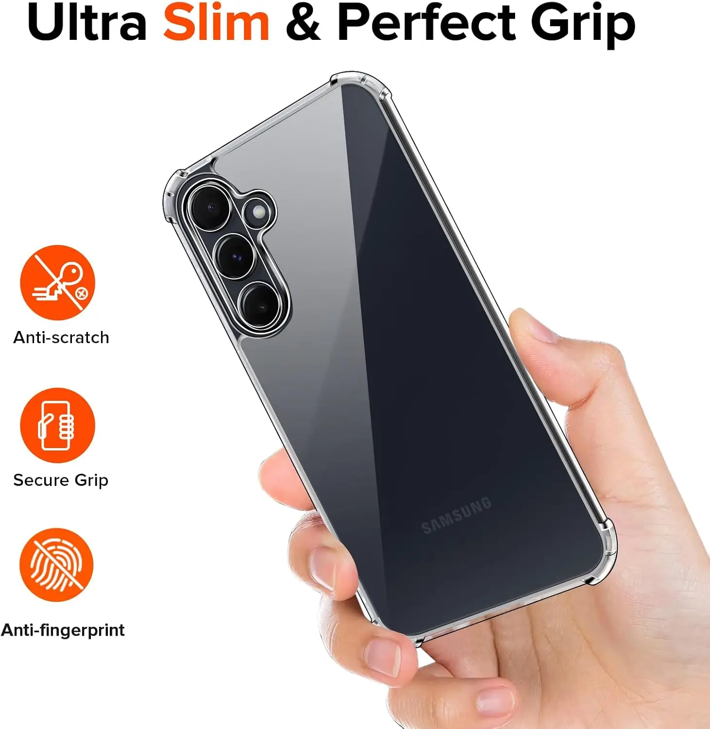 Ivoler kaitsekomplekt Samsung Galaxy A55 5G telefonile (2 kaitseklaasi + ümbris) - Pilt 8