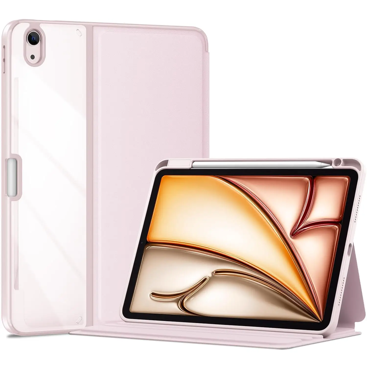 ProCase Smart Case kaitseümbris iPad Air 11" M2 (2024) - Roosa