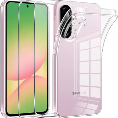 Phoona Kaitseümbris+ Kaitseklaas (2tk) Samsung Galaxy A56 5G- Läbipaistev