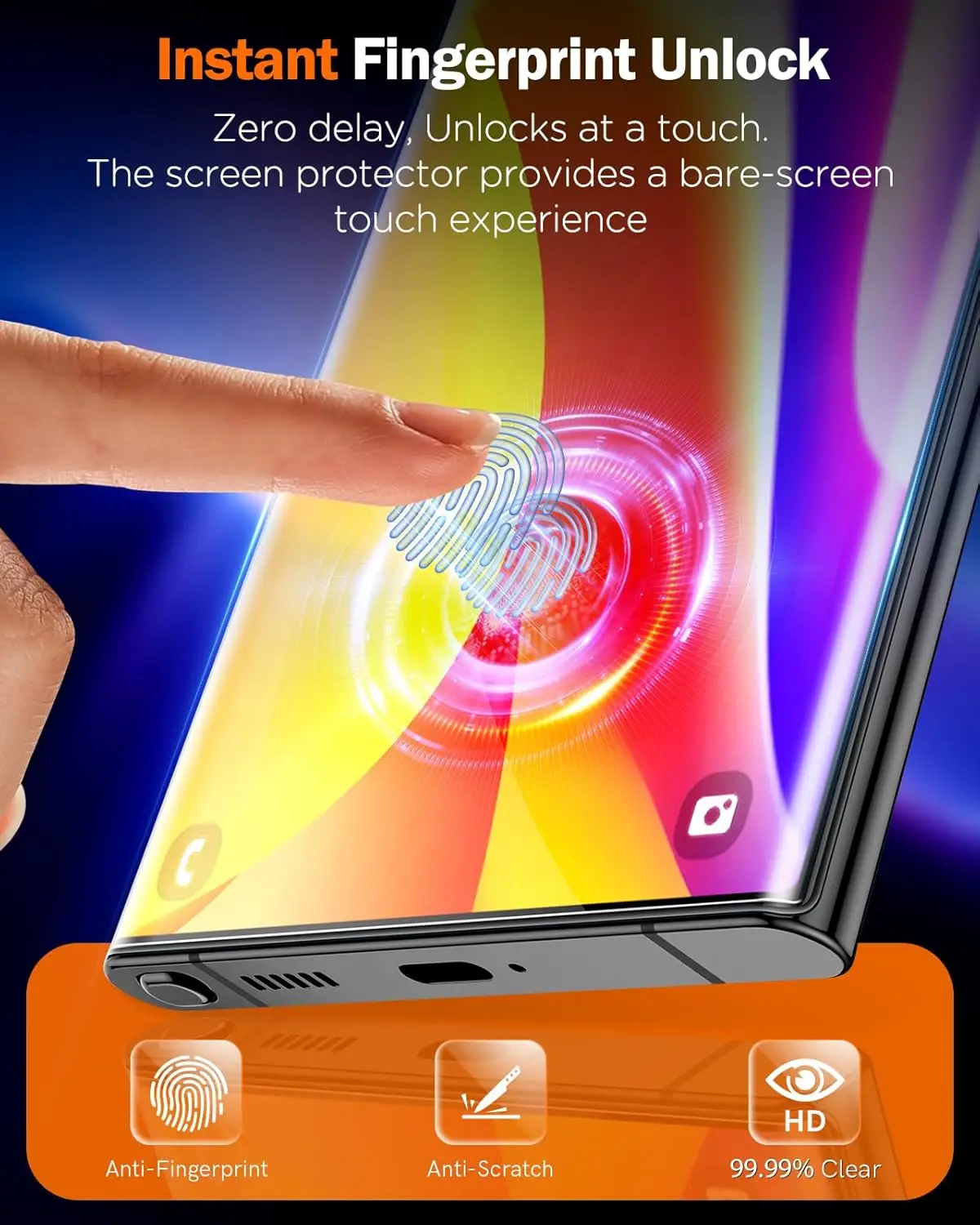 LK Screen Samsung Galaxy S23 Ultra Ekraanikaitse (2tk) - Pilt 3