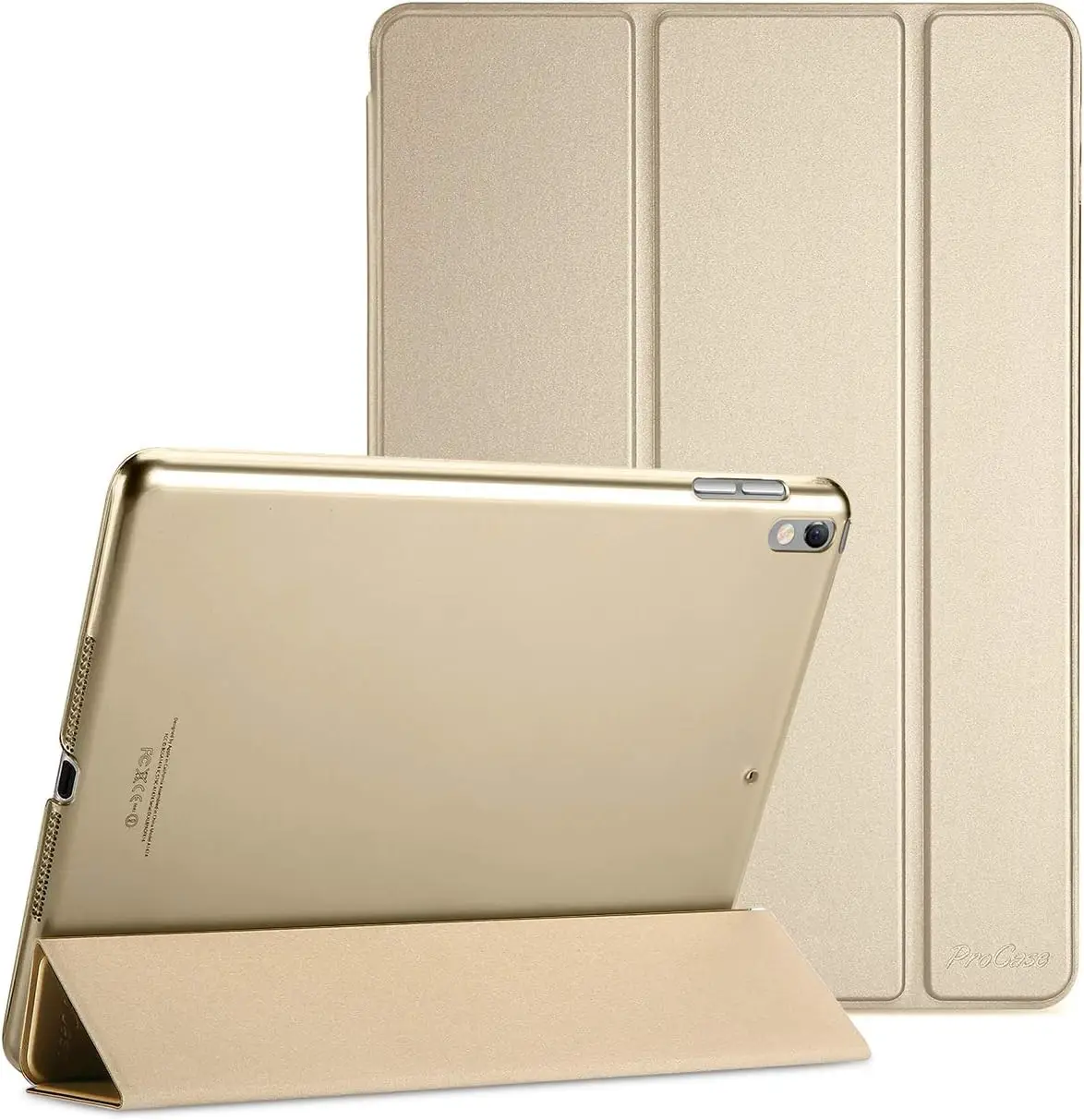 ProCase õhuke kaitseümbris iPad Air 3 10,5" (2019) ja iPad Pro 10,5" (2017) - Kuldne