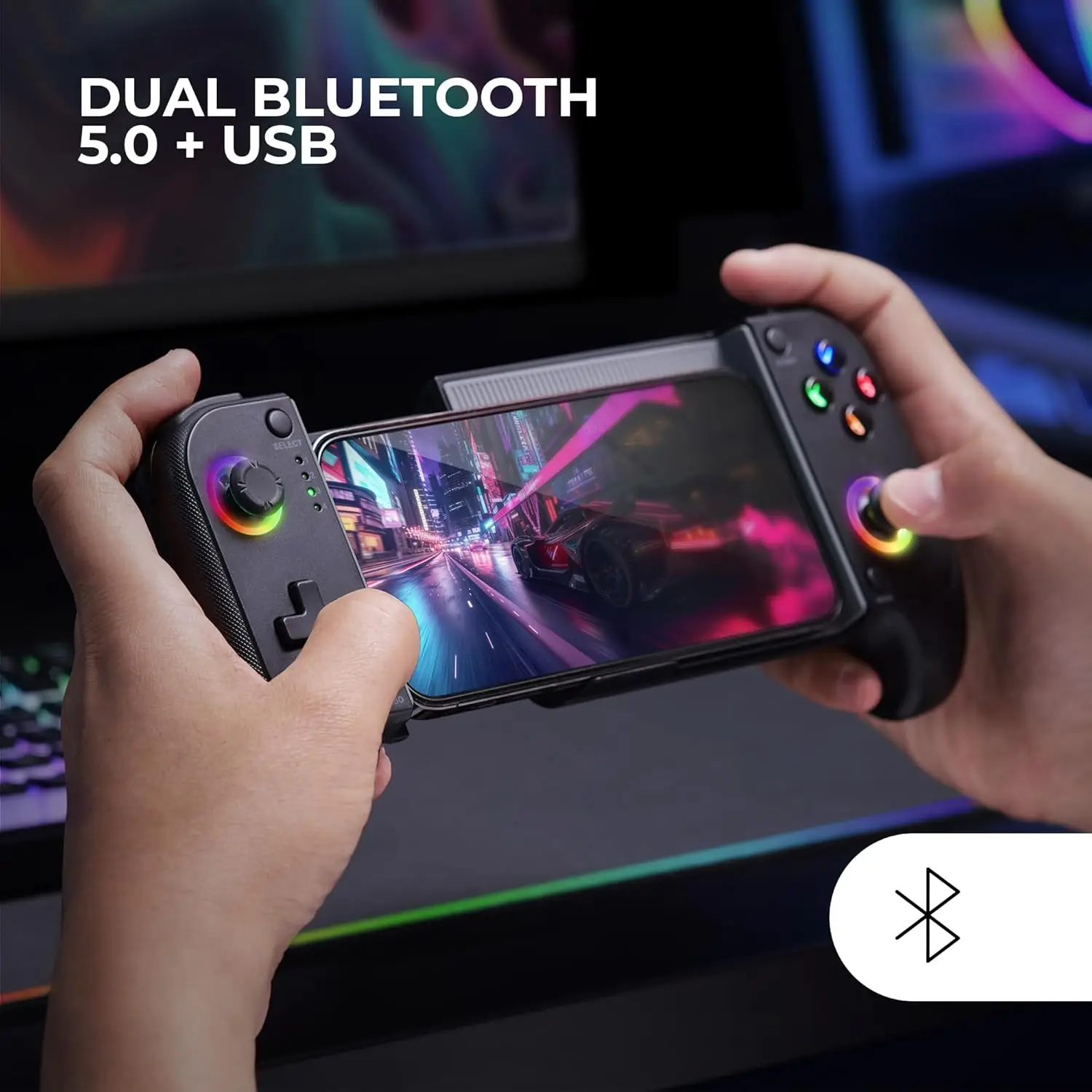 Mars Gaming MGPX 2in1 juhtmevaba pult- Must - Pilt 3