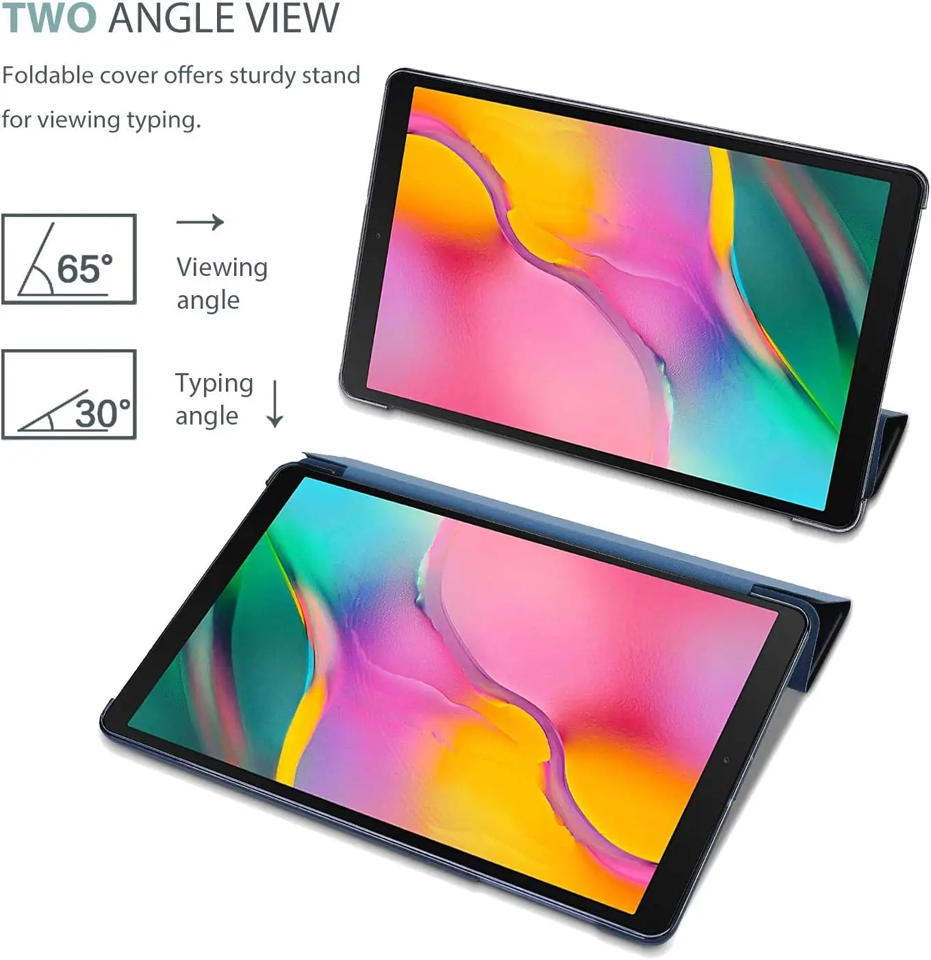 ProCase õhuke kaitseümbris Samsung Galaxy Tab A 10,1" 2019 jaoks - Sinine - Pilt 6