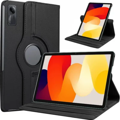 XunyLyee 360° pöörlev kaitseümbris Xiaomi Redmi Pad SE 11″ (2023) tahvelarvutile – Must