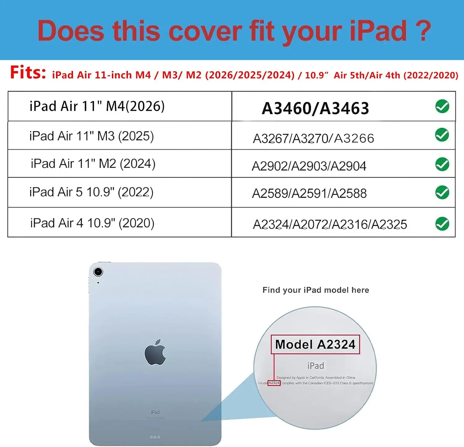 ProCase Smart Case kaitseümbris iPad Air 11" M2 (2024) - Roosa - Pilt 2