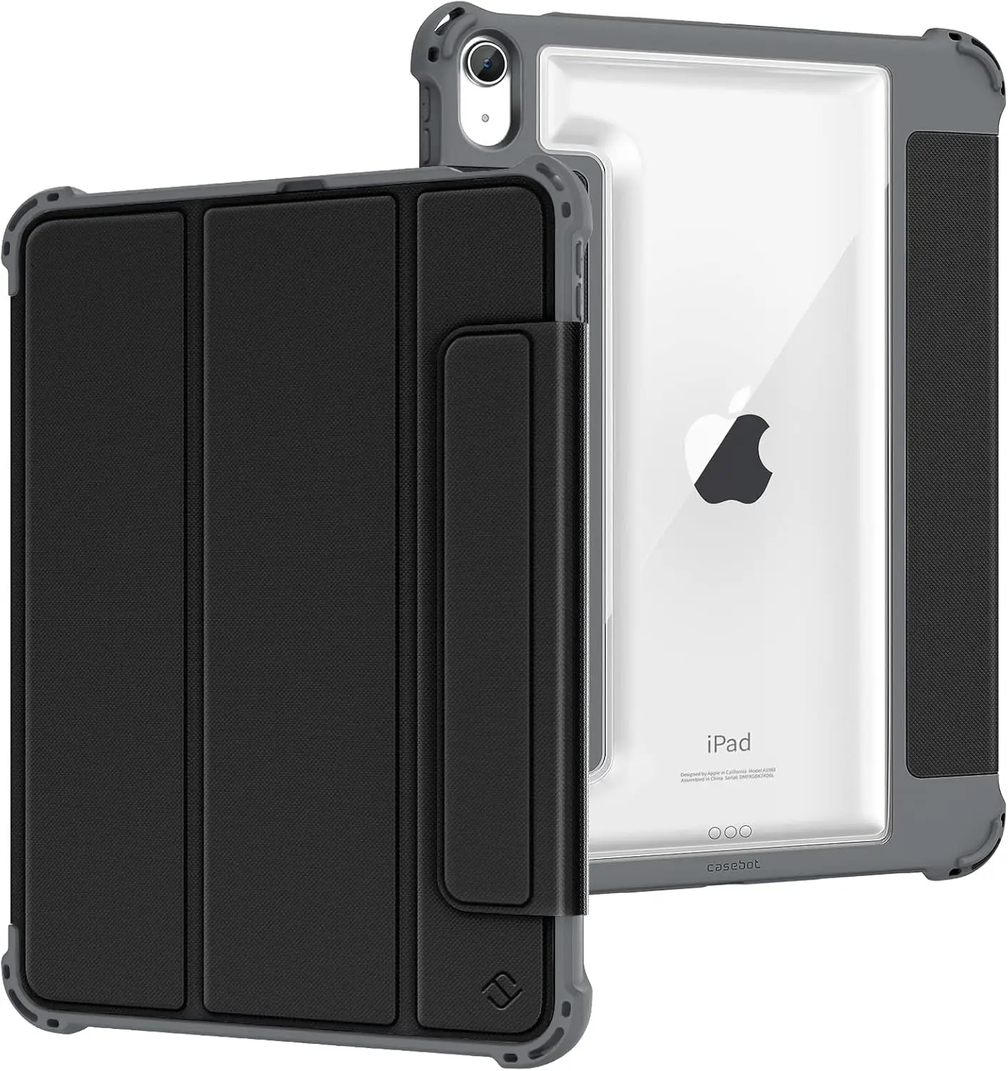 Fintie põrutuskindel läbipaistev kaitseümbris iPad Air 11" M3/M2 (2025/2024)