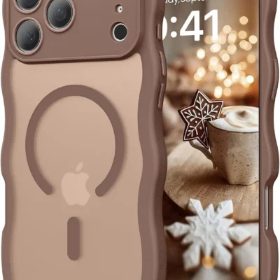 GUAGUA MagSafe ühilduvusega magnetiga kaitseümbris iPhone 17 Pro- Pruun